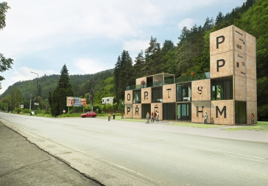 Chráněná dílna 'Dobroty s příběhem' - Vizualizace - foto: MMM-architekti