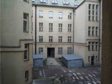 Northern Courtyard of the New Town Hall in Ostrava - Original condition