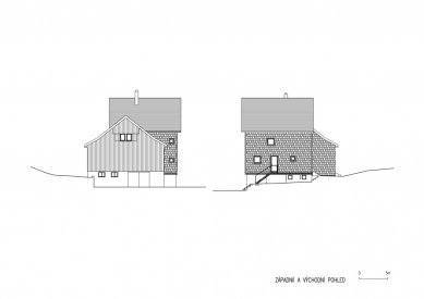 Rodinný dům v Mohren - Západní a východní pohled - foto: Skupina