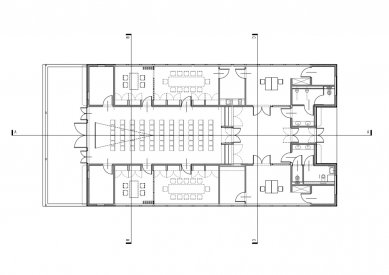 Sídlo Dolnoslezské komory architektů - Půdorys přízemí - foto: Maćków Pracownia Projektowa