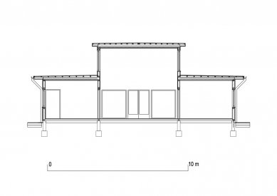 Sídlo Dolnoslezské komory architektů - Řez C-C' - foto: Maćków Pracownia Projektowa