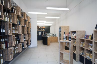 Wine shop and cheese shop in Blansko - foto: Ing. arch. Jakub Caha