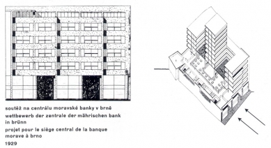 Moravian Bank - Competition Proposal, 1929 - foto: archiv redakce