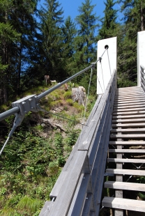 Traversina footbridge II - foto: Petr Šmídek, 2008