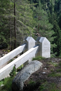 Traversina footbridge II - foto: Petr Šmídek, 2008