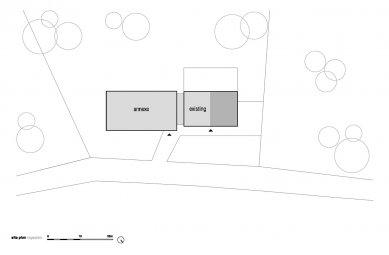 Vícegenerační dům v Eichgrabenu - Situace / Site plan