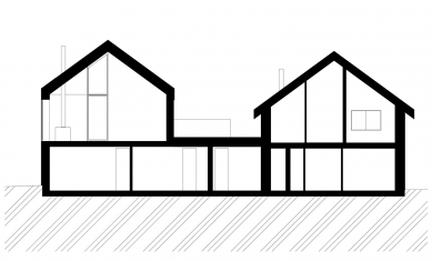 Přístavba rodinného domu - Řez AA