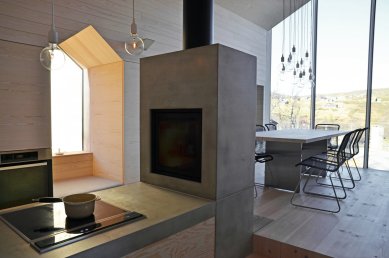 Horská chata s rozděleným výhledem - foto: Reiulf Ramstad Arkitekter 
