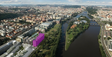 Ukázkový byt v rezidenci Vltava - Studio EM2N, rezidence Vltava, vizualizace