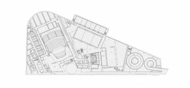 Kursaal - kulturní centrum a koncertní síň - Půdorys suterénu