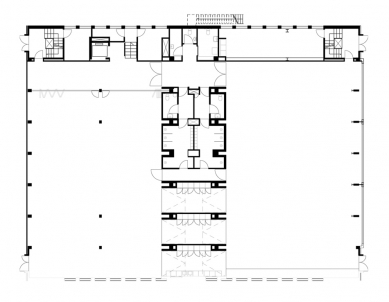 Klub mládeže Sjakket - Půdorys přízemí - foto: PLOT