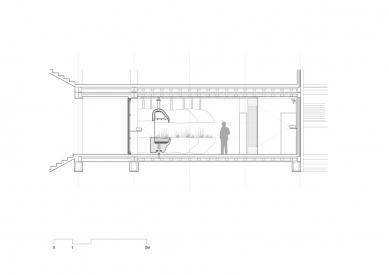 Laboratoř ticha - Řez A-A' - foto: R/FRM