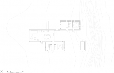 Vícegenerační chata - půdorys / ground plan