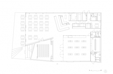 Návštěvnické centrum Stěny Trollů - Půdorys / Floor plan - foto: Reiulf Ramstad Arkitekter