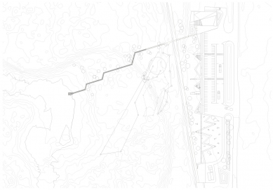 Návštěvnické centrum Stěny Trollů - Situace / site plan - foto: Reiulf Ramstad Arkitekter