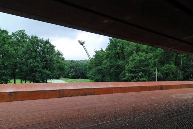 Vstupní pavilon na lehkoatletický stadion - foto: Petr Šmídek, 2011