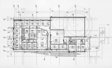 NMR facility - Ground floor plan - foto: Petr Šmídek, 2003