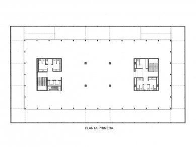 Digitální město - Půdorys patra - foto: CHS Arquitectos