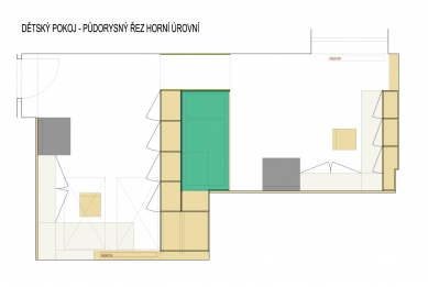 Interiér rodinného domu ve Velaticích - Dětský pokoj