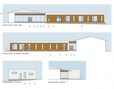 Přístavba 3. oddělení mateřské školy - Pohledy