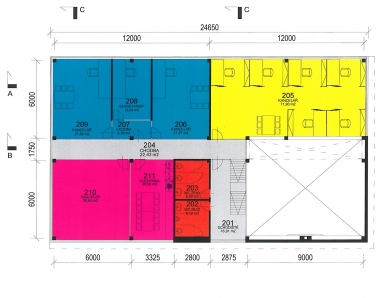 Development Area "Idea Air Fryčovice" - Ground plan 2nd floor