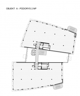 TPB - CENTRÁLNÍ ZÓNA - 1. etapa - Půdorys 2NP