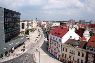 Třída Míru - rekonstrukce pěší zóny v Pardubicích - foto: archiv autorů