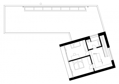 Family house in Černošice - Floor plan 2nd floor