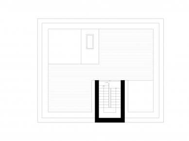 Rodinný dům v Praze - Půdorys střechy