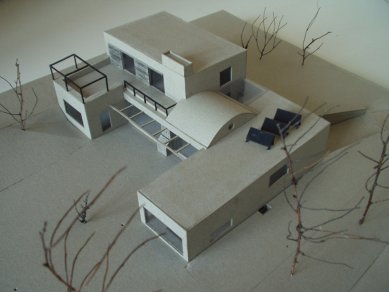Novostavba rodinné vily v Benešově - Model