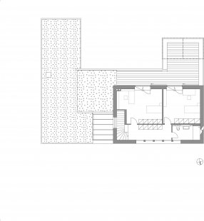 Novostavba rodinné vily v Benešově - Půdorys 2NP
