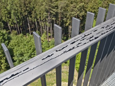 <Viewpoint tower at Orlík Castle> - foto: Ing. arch. Martin Franěk