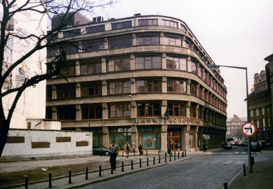 Obchodní dům na Junkernstrasse - Poválečný stav