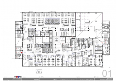 Hlavní sídlo společnosti Alza.cz - Level 01 - foto: dotegg architekti