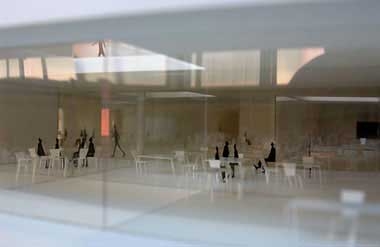 The Zollverein School of Management & Design - Interior of the model - foto: SANAA