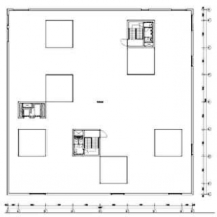 The Zollverein School of Management & Design - Floor plan of the roof - foto: SANAA