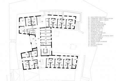 Residential House for Disabled - 2. NP / first floor