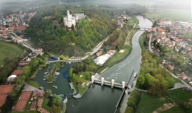 Vltavská vodní cesta – splavnění - Sportovní přístav Hluboká nad Vltavou - foto: Jan Mahr