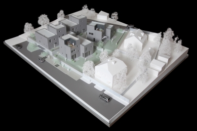 Rezidenční projekt Origami - Model - foto: Qarta Architektura