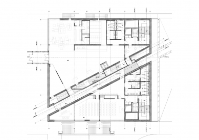 ICHOT Brána Poznaně - Půdorys vstupního podlaží - foto: Ad Artis Architects