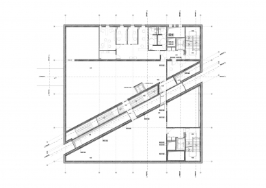 ICHOT Brána Poznaně - Půdorys patra - foto: Ad Artis Architects