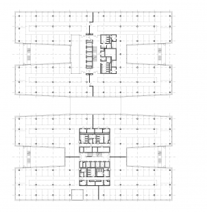 BB Centrum budova Delta - Půdorys typického nadzemního podlaží