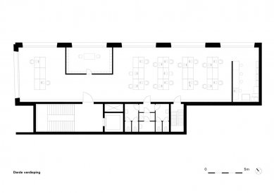 Office Claus en Kaan Architecten - Floor plan 3rd floor - foto: Claus en Kaan Architecten