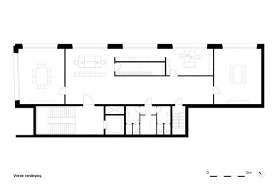 Office Claus en Kaan Architecten - Floor plan 4th floor - foto: Claus en Kaan Architecten