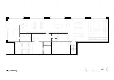 Office Claus en Kaan Architecten - Floor plan 5th floor - foto: Claus en Kaan Architecten