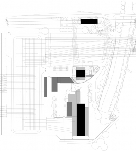 TIWAG-KWB - operační středisko a návštěvnické centrum - Situace - foto: Bechter Zaffignani Architekten