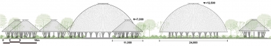 Komunitní centrum Diamond Island - pohled / elevation