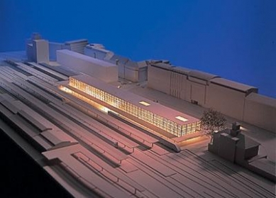 Hlavní vlakové nádraží Innsbruck - Model - foto: Riegler Riewe Architekten