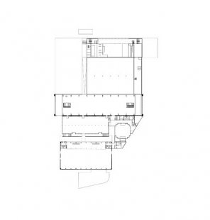 Přestavba a přístavba veletrhů v Innsbrucku - Půdorys 1.np - foto: Cukrowicz Nachbaur Architekten