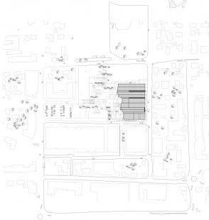 Kulturní centrum města Stjørdal - situace / site plan